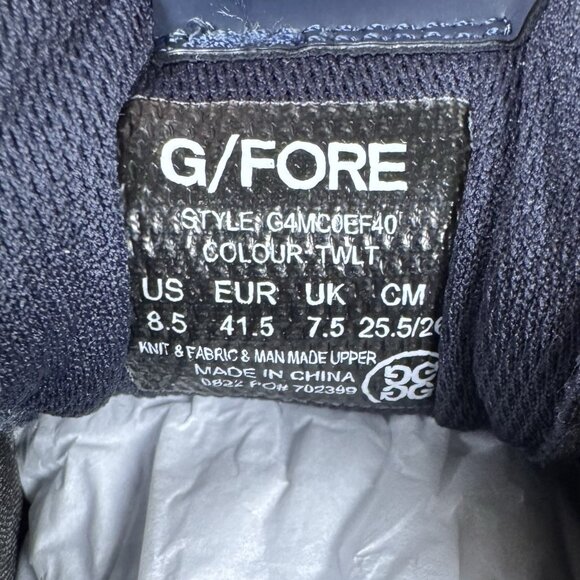 MG4X2 Knit Golf Cross Trainer Twilight Men's 8.5 0146 - Picture 5 of 5